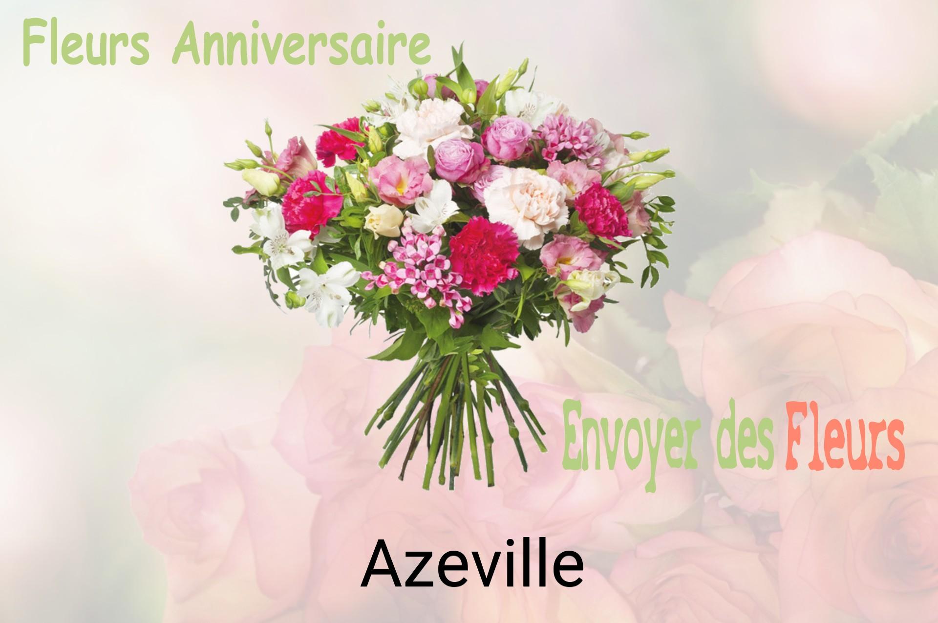 Bouquet de fleurs d’anniversaire livré à Azeville
