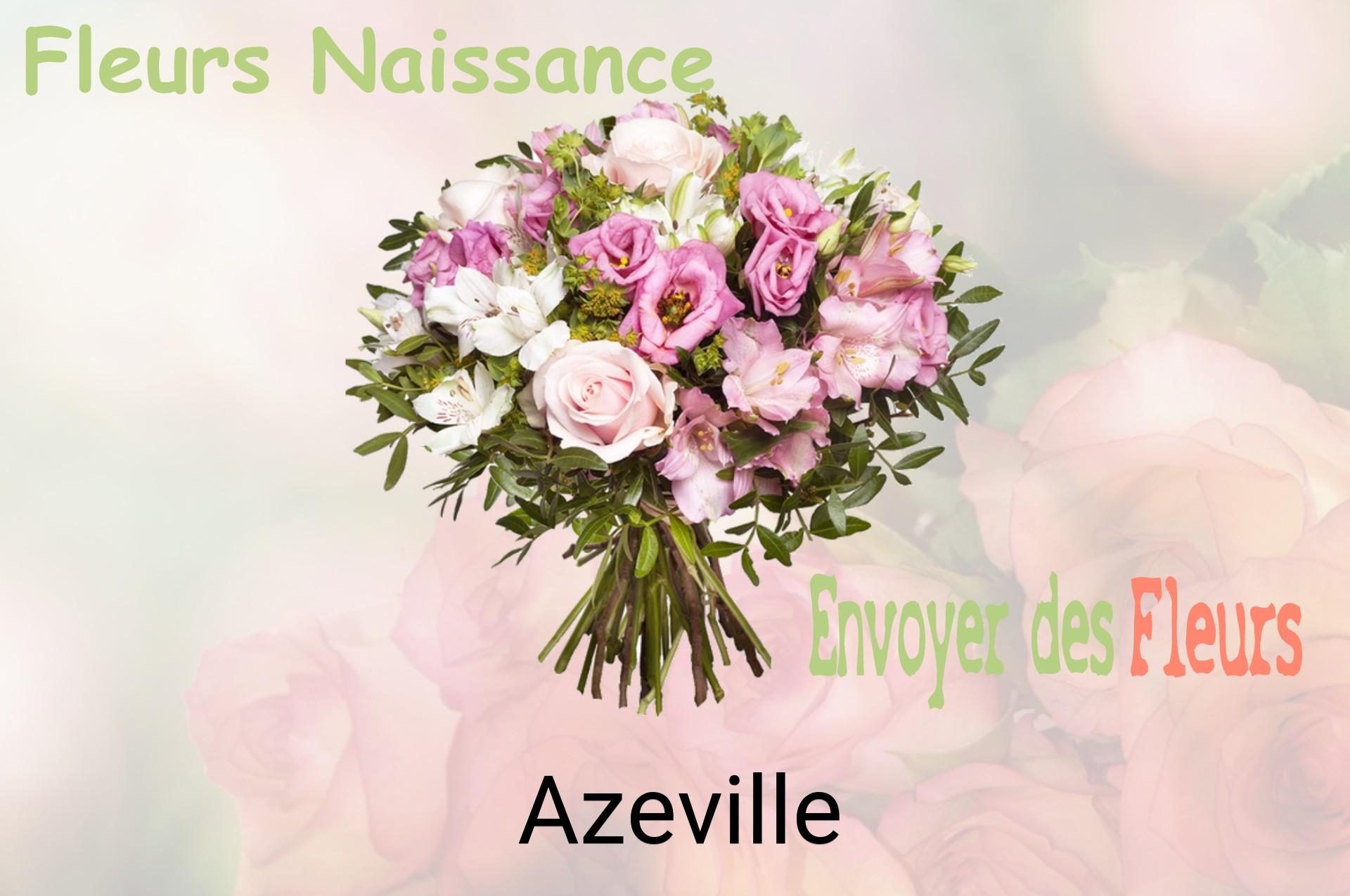 Bouquet de fleurs de naissance livré à Azeville